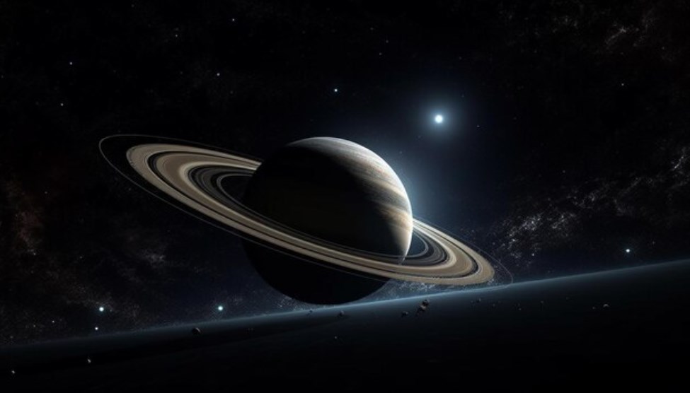 Saturn in space